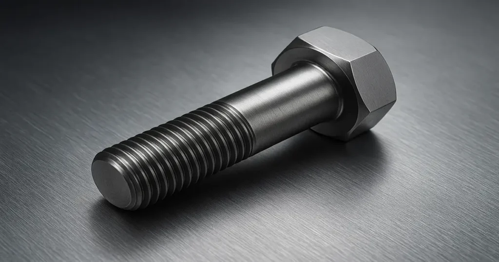 Titanium nut bolt fastener