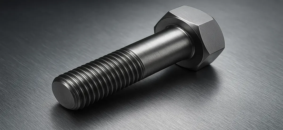 Titanium nut bolt fastener