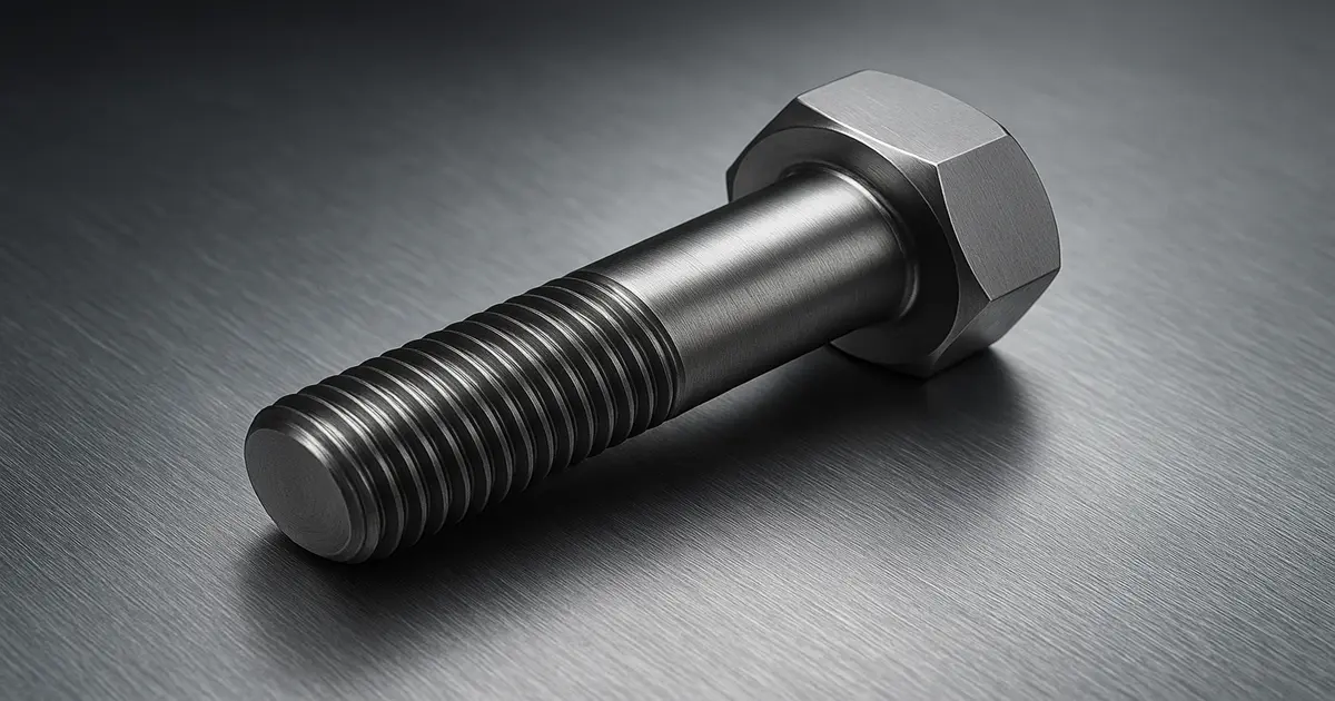 Titanium nut bolt fastener